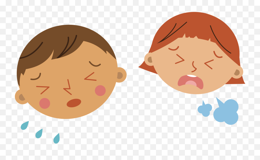 Sick Kids Cartoon Png Clipart - Sick Kids Cartoon Png Emoji,Sick Cartoon Emotion