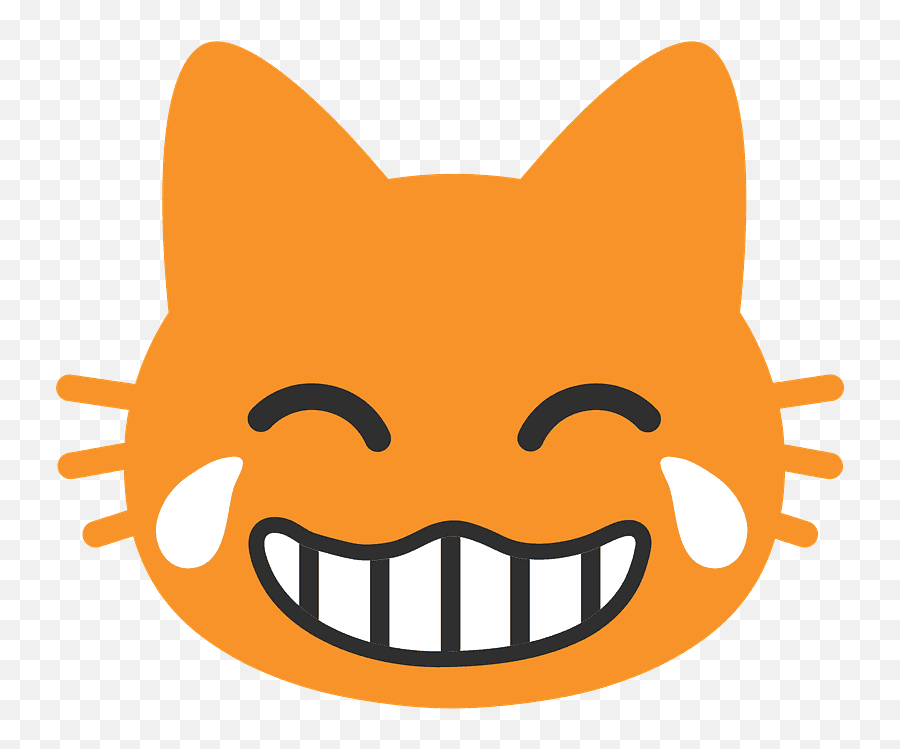 Cat With Tears Of Joy Emoji - Cat Laughing Crying Face Emoji,Laugh Cry Emoji