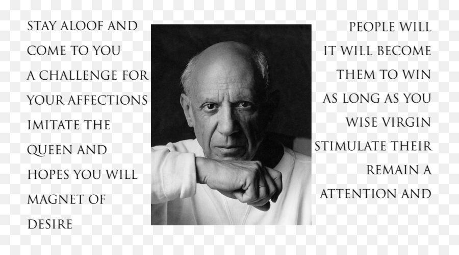 Do Not Commit To Anyone - Pablo Picasso Emoji,Exercises To Control Emotions Robert Greene