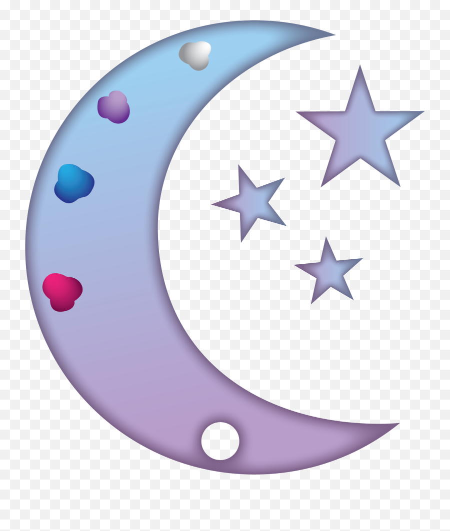 Media By Moonlight - Clip Art Blue Stars Emoji,Powerfist Emoji