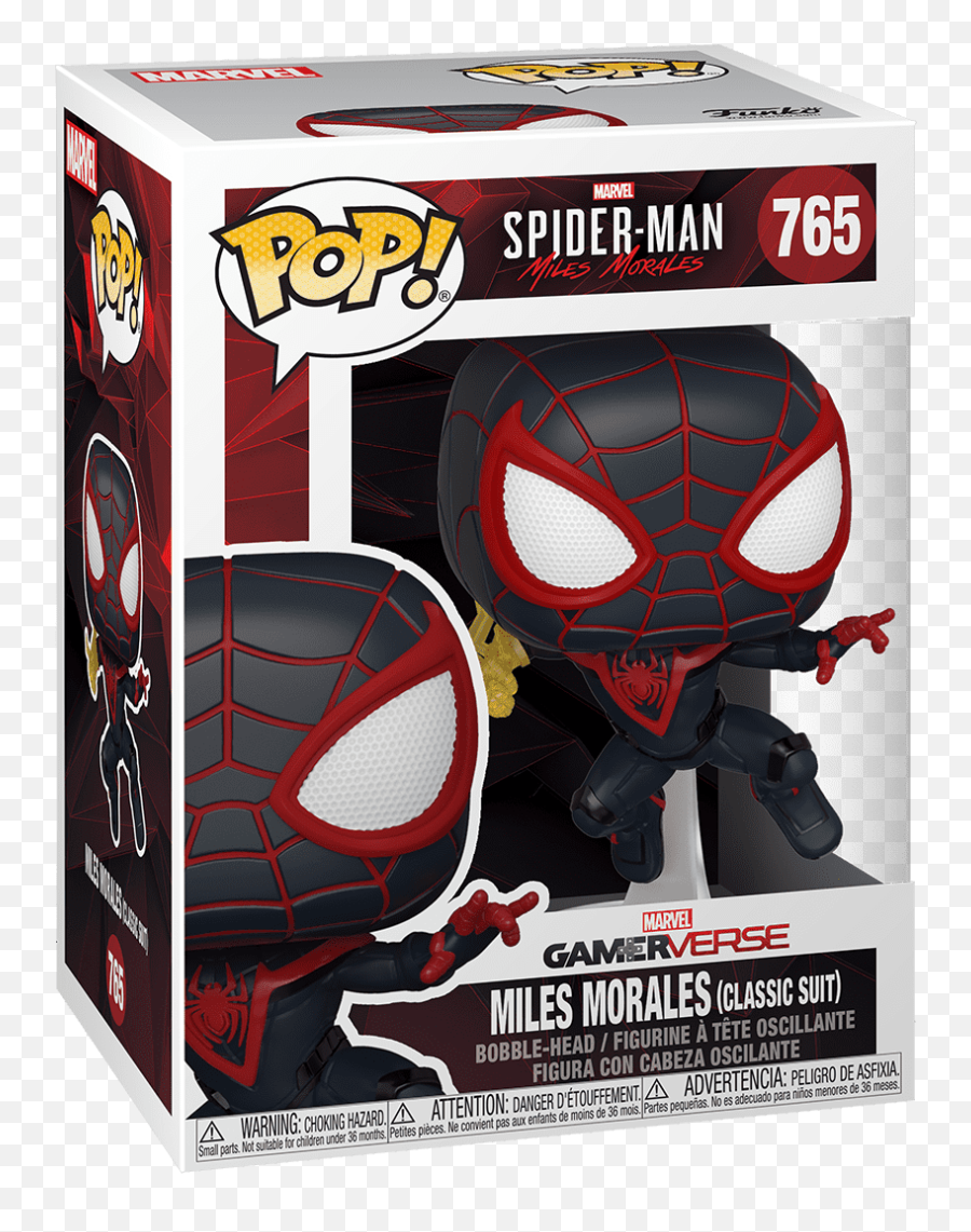 New U0027marvelu0027s Spider - Man Miles Moralesu0027 Funkos Swing Onto Spiderman Miles Morales Funko Pops Emoji,Marvel Character Controls Emotion