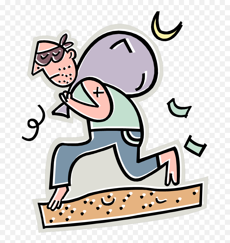 Free Robber Cartoon Download Free Clip - Thief Clip Art Emoji,Burglar Emoji