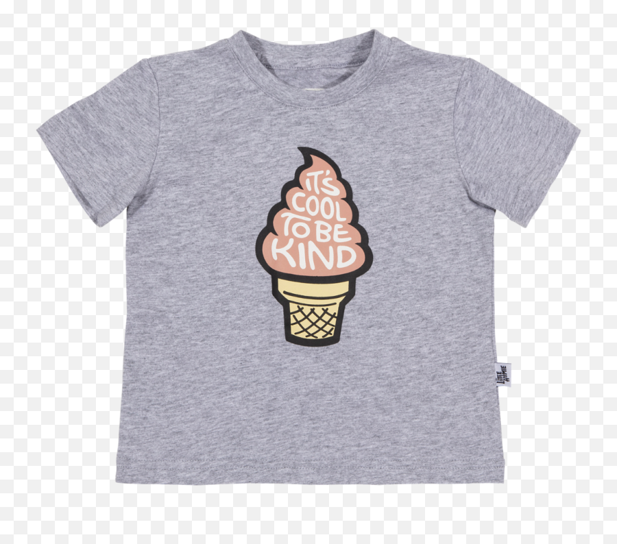 Kind Tee - Short Sleeve Emoji,Swirl Ice Cream Cone Emoji