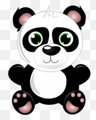 Cute Bear Emoji - Cute Panda Vector Png,Cute Baby Emoji'