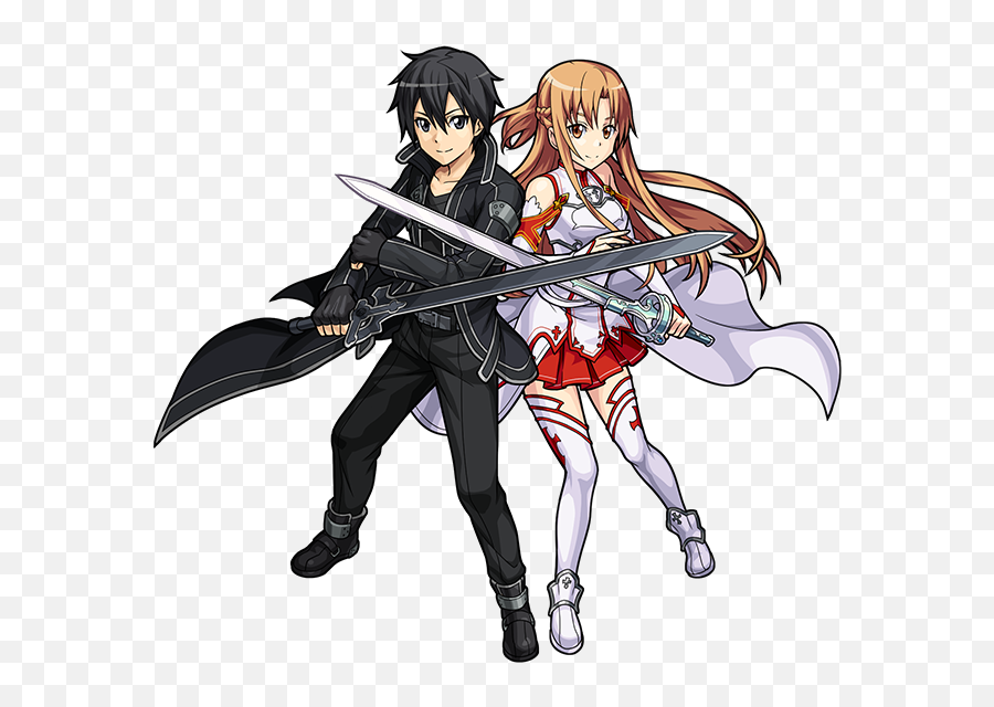 Sword Art Yuuki Asuna Png Download Image Png Arts - Kirito E Asuna Png Emoji,Kirito Swords Unicode Emoji