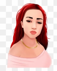 Bhad Bhabie - Danielle Bregoli Whatsapp Stickers Stickers Bhad Bhabie Emoji,Whatsapp Emoticons Necklace