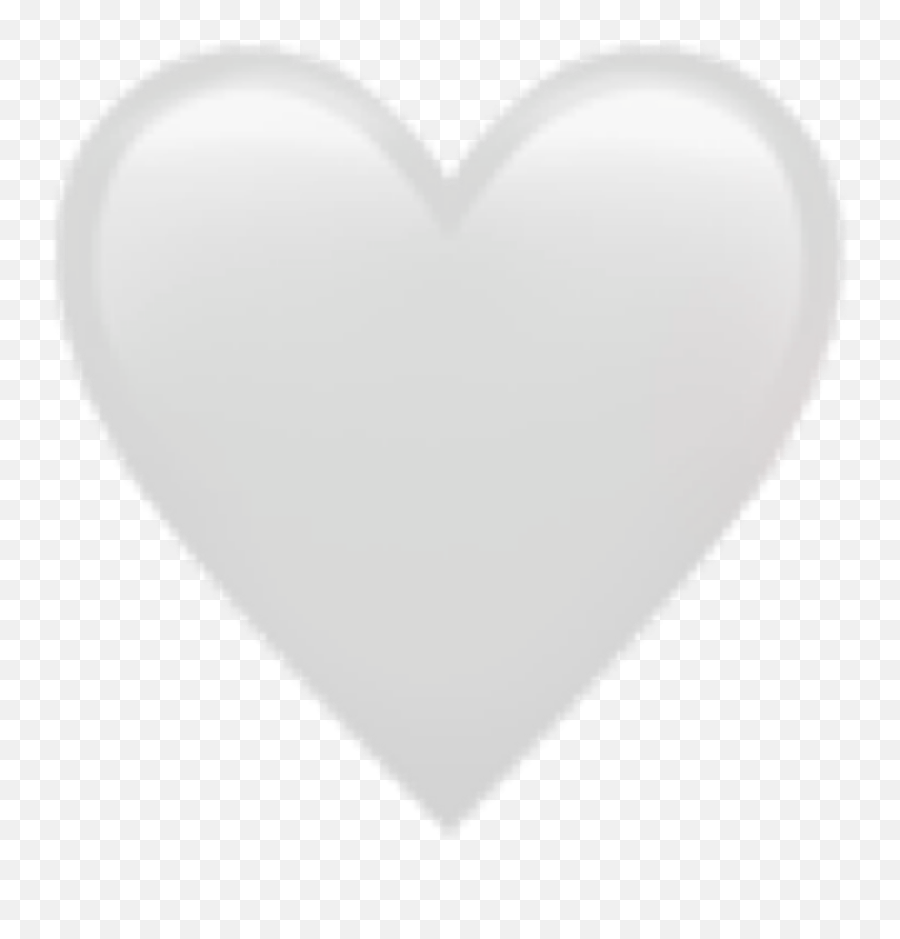 White Heart Emoji Clipart - Emoji Whatsapp Cuore Bianco,Emoji Coeur
