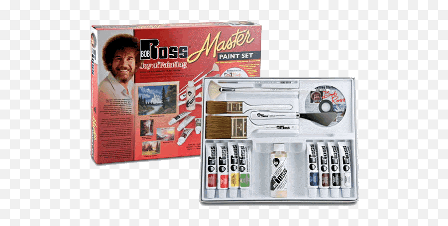 Bob Ross Paint - Bob Ross Master Painter Kits Emoji,Bob Ross Subscriber Emoticons