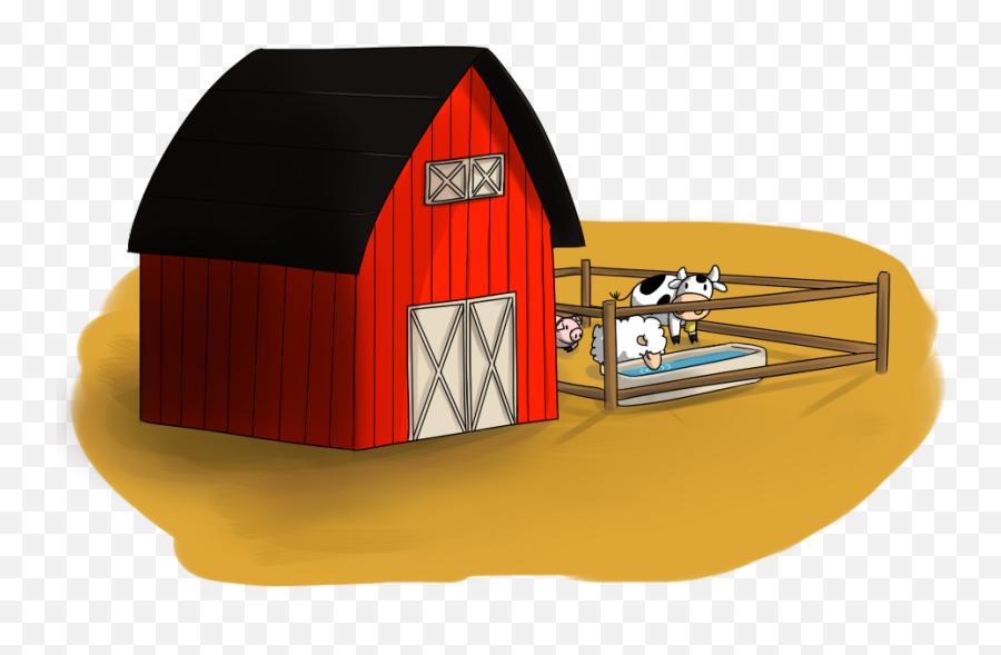 Barn Clip Art Farm Clipart On Clip Art Animais And Pigs Emoji,Farmyard Emoji