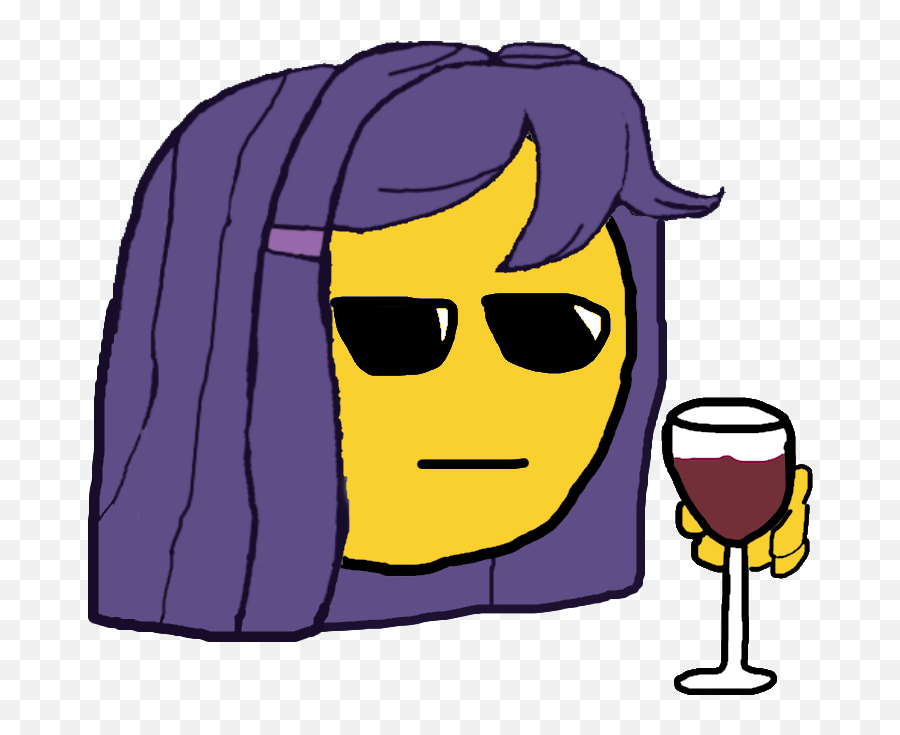 Wine Glass Yuri Emoji Well Monika Said That Yuri Brought,Cocktails Emojis