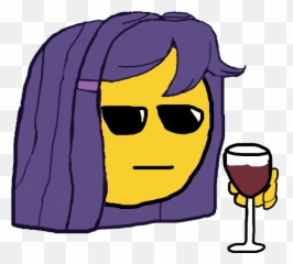 Wine Glass Yuri Emoji Well Monika Said That Yuri Brought,Cocktails Emojis