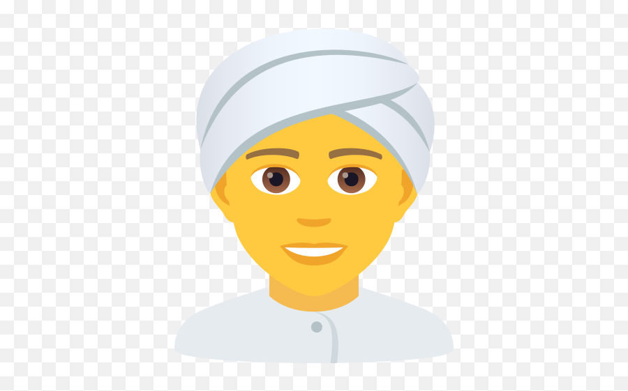 Emoji Person Wearing A Turban - Emoji Femme Turban,White Person Emoji