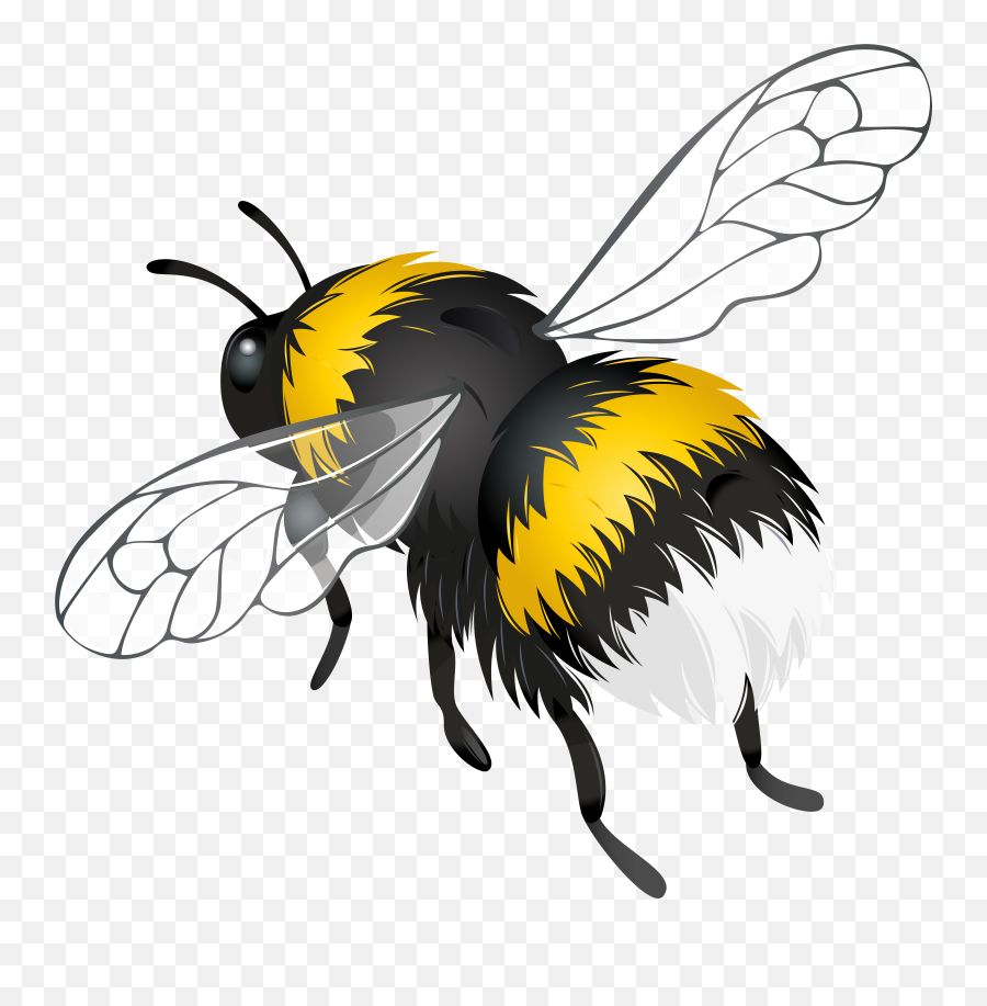 Flying Bee Png Clipart - Bee Png Full Size Png Download Emoji,Bee Emoticon Facebook