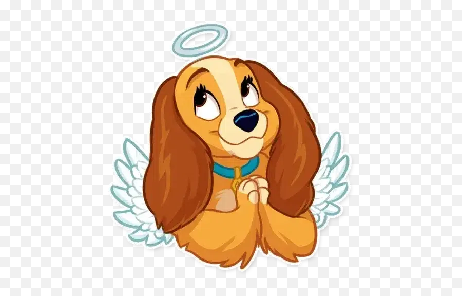 Ladyu0026tramp Sticker Pack - Stickers Cloud Emoji,Cocker Spaniel Emojis For Messenger