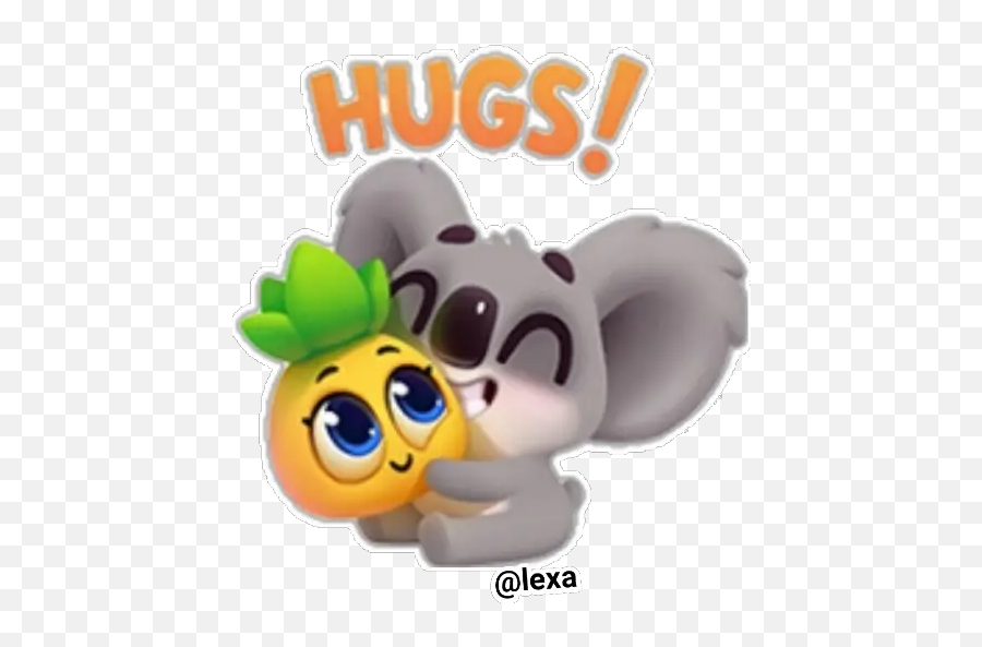 Sticker Maker - Koala Stickers Happy Emoji,Hug Animated Emoticon