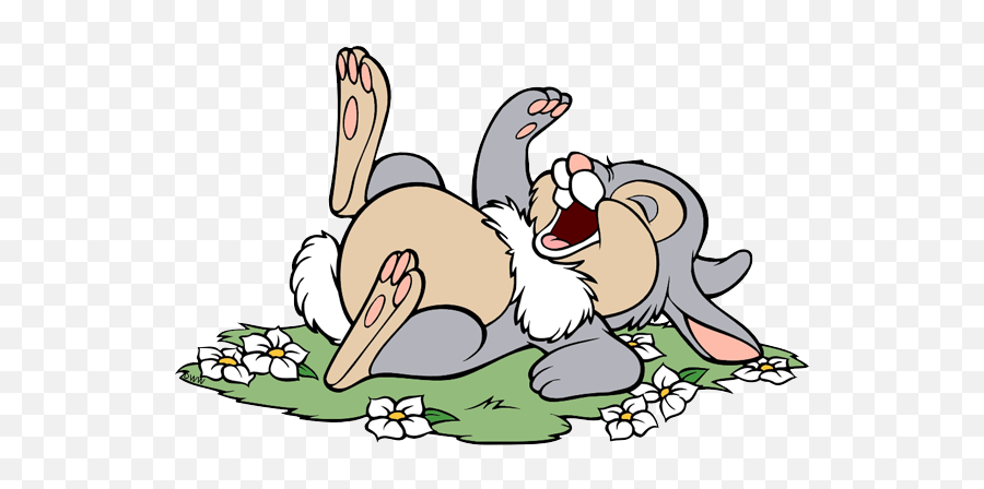 Download Hd Thumper Laughing - Laughing Thumper Transparent Emoji,Fb Emoji Bambi