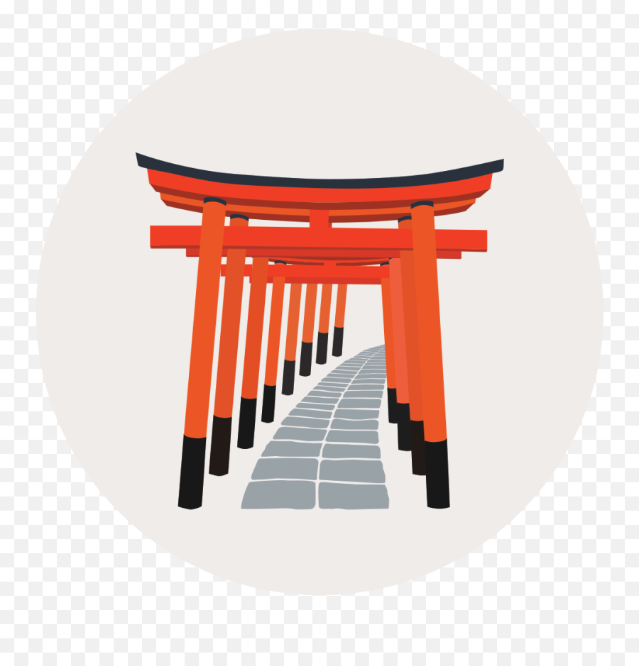Japan Clipart Shrine Japanese Japan Shrine Japanese - Fushimi Inari Taisha Emoji,Japan Emotion