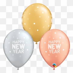 Happy New Year Sparkles Latex Balloon Emoji,Emoticons Party Supplies