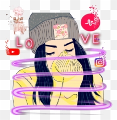 Lisaandlena Musically Instagram Sticker - Traditional Emoji,Musically Emoji Love