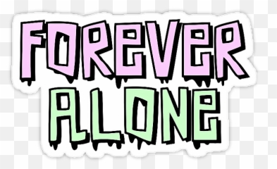 Tumblr Forever Alone Sticker - Fiction Emoji,Forever Alone Emoji