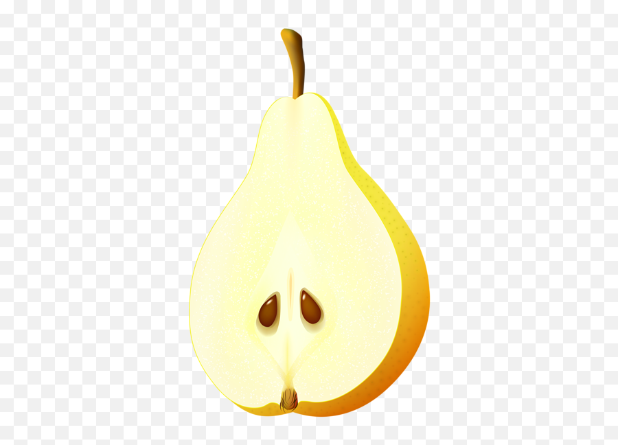 Half Pear Png Vector Clipart Image Vector Clipart Clip - Half Pear With Transparent Background Emoji,Pear Emoji