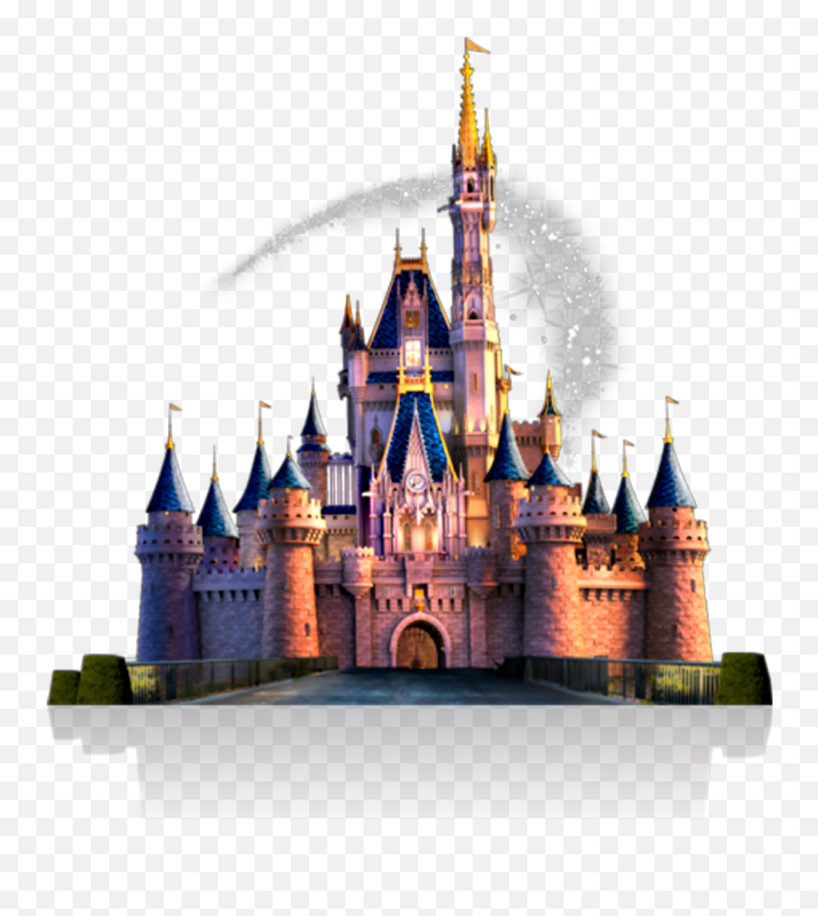 Ftestickers Disney Disneycastle Sticker By Pennyann - Disney Castle Image Blank Background Emoji,Disney Castle Emoji