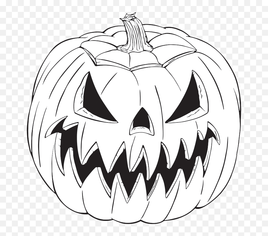 Jackolantern Clipart Items Jackolantern Items Transparent - Scary Jack O Lantern Drawing Emoji,Jackolantern Emoji