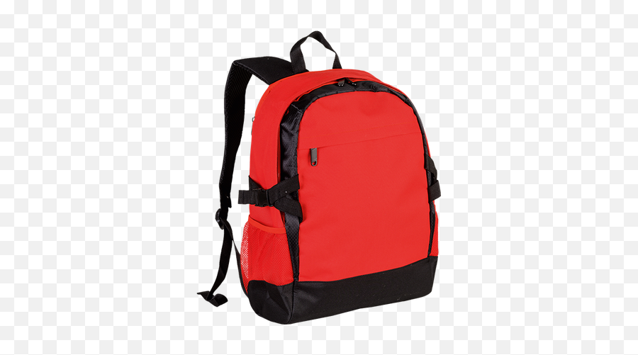 Eco Side Strap Backpack - Red Hiking Equipment Emoji,Emoji Backpack For Boys