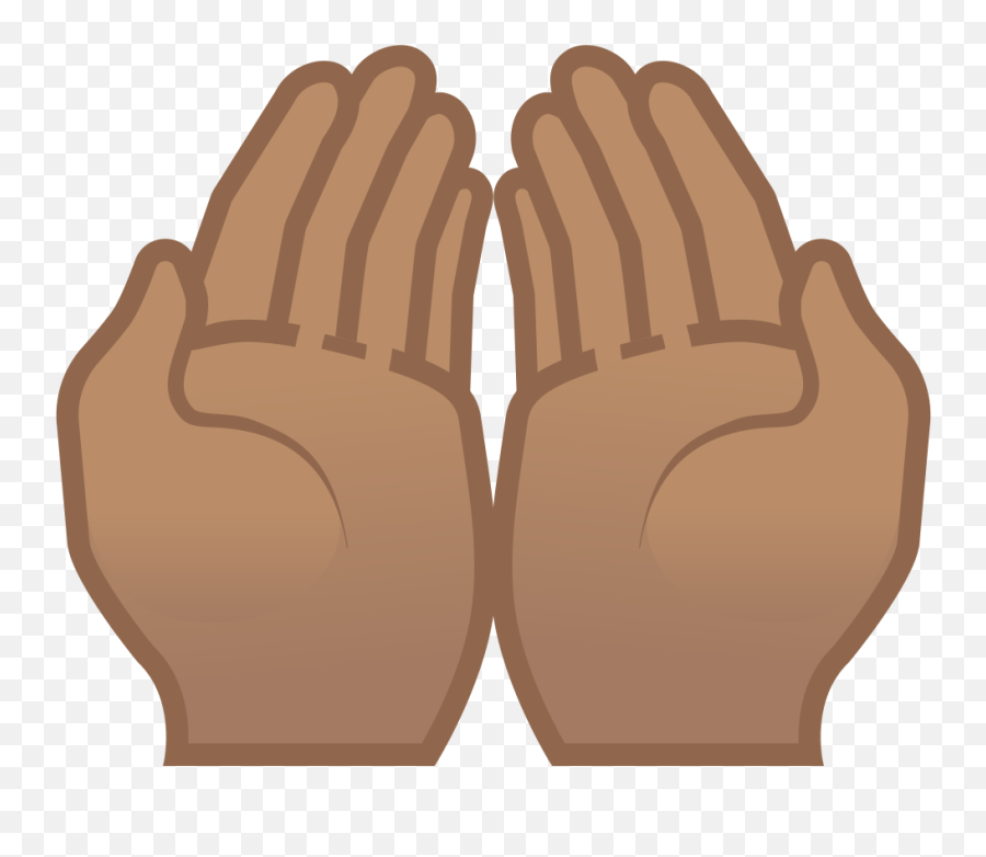 Palms Up Together Medium Skin Tone Icon Noto Emoji People - Palm Up Together Emoji,Palm Emoji