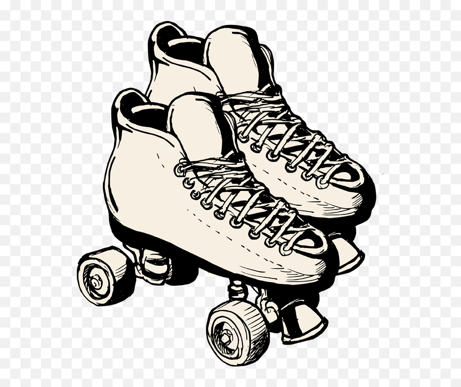 80s Roller Skates Png - Clip Art Roller Derby Skate Emoji,Roller Skate Emoji
