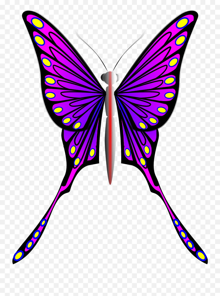 Purple Butterfly Clipart Free Download Transparent Png - Girly Emoji,Pink Butterfly Emoji