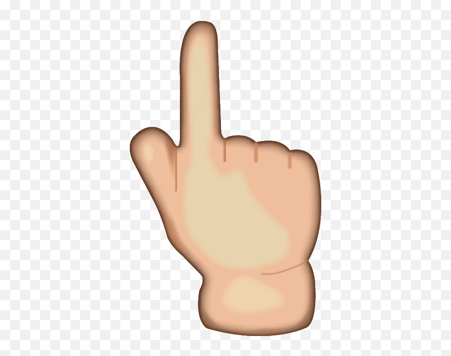 Download White Up Pointing Backhand - Emoji Hand Pointing Up,Pointing Emoji