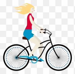 Clipart Bike Beach Cruiser Clipart Bike Beach Cruiser - Hybrid Bicycle Emoji,Huffy Emoji