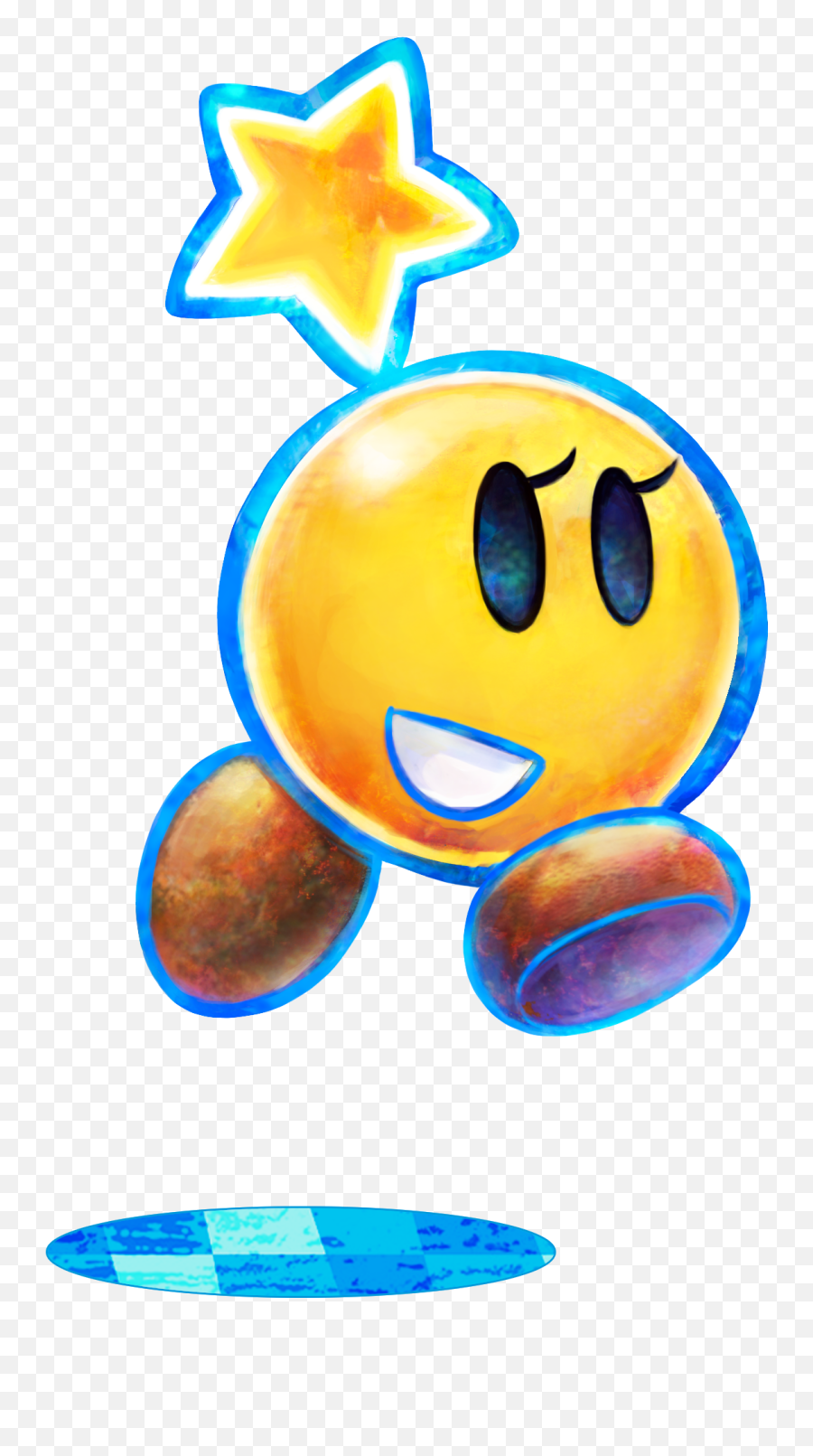 Starlow - Mario And Luigi Starlow Emoji,Dreamy Face Emoticon