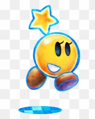Starlow - Mario And Luigi Starlow Emoji,Dreamy Face Emoticon