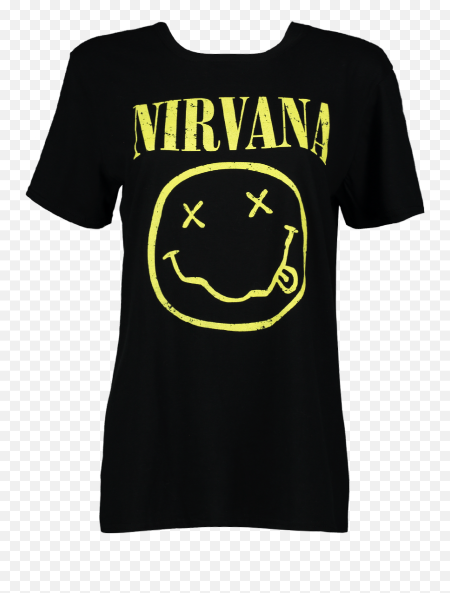 Band - Nirvana Smiley T Shirt Emoji,Emoticon Band