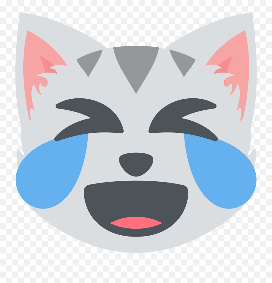 Cat With Tears Of Joy Emoji Clipart - Tried To Do My Homework,Crying Joy Emoji
