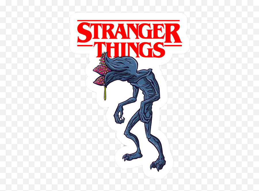 Strangerthings Sticker - Fictional Character Emoji,Demogorgon Emoji