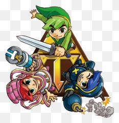 Legend Of Zelda - Legend Of Zelda Triforce Heroes Art Emoji,Triforce Heroes Pom Pom Emoticon