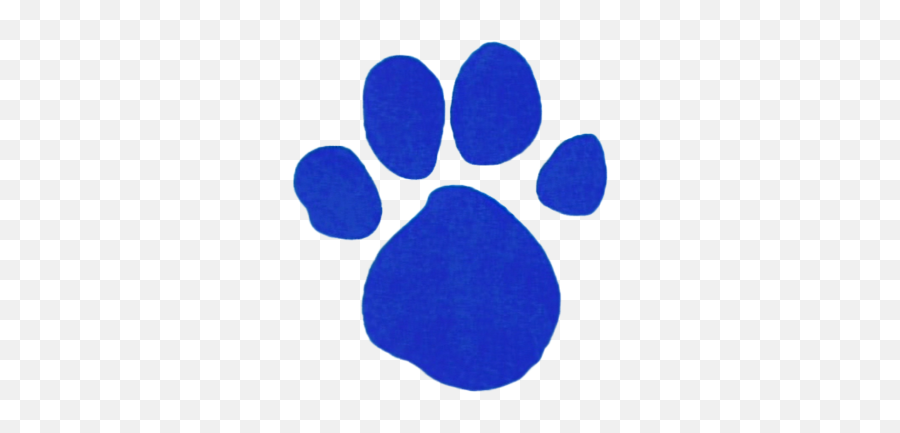 Pawprint - Blues Clues Paw Print Png Emoji,Paw Emoticon Meaning