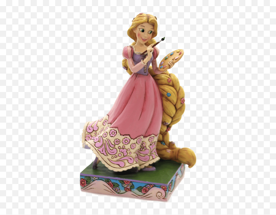 Rapunzel - Jim Shore Princess Emoji,Rapunzel Coming Out Of Tower With Emotions