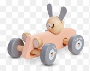Products - Plan Toys Bunny Racing Car Emoji,Ski Bunny Emoji