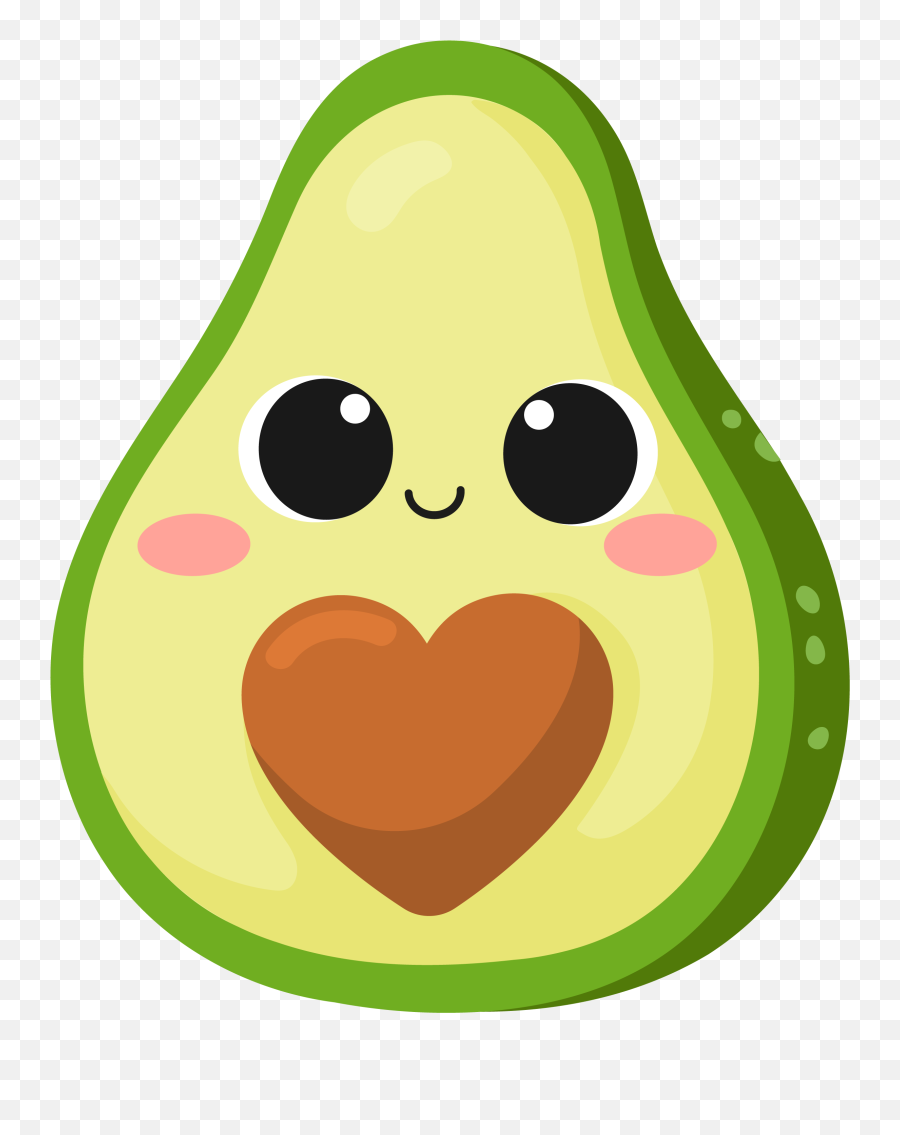 Épinglé Sur Food Pyramid Project - Pareja Aguacates Animados Enamorados Emoji,Emojis De Amor De Hijaspara Colorear