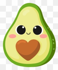 Épinglé Sur Food Pyramid Project - Pareja Aguacates Animados Enamorados Emoji,Emojis De Amor De Hijaspara Colorear