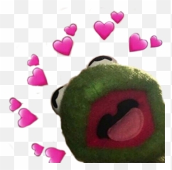 Pin - Hearts Kermit The Frog Emoji,Kermit Tea Emoji