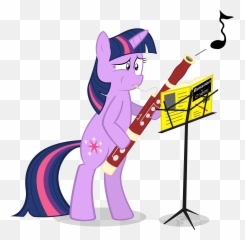 Hahahaha Couldnu0027t Stop Laughing Bassoon Trombone Clipart - Twilight Sparkle Playing Trumpet Emoji,Trombone Emoji