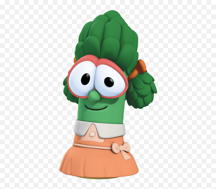 Libby Asparagus Pnglib U2013 Free Png Library - Veggietales Ermie Emoji,Cancel Popeye Emoji Movie