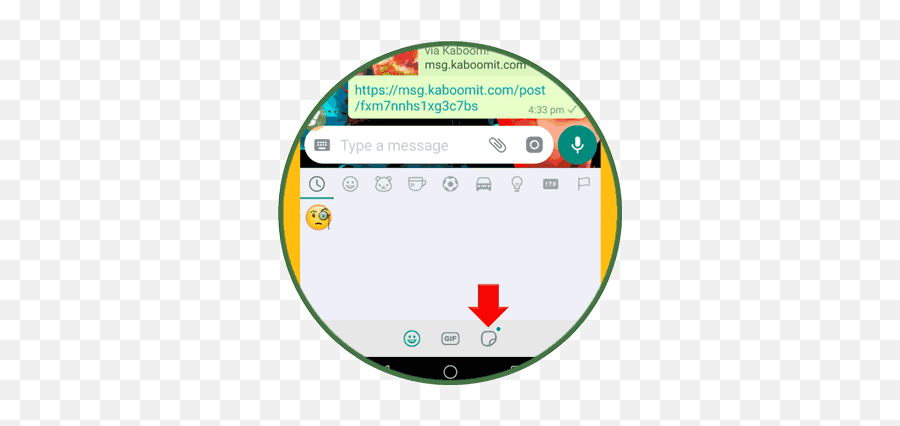 How To Convert A Photo Into Whatsapp Sticker - Msntechblog Dot Emoji,Facebook Emoticons Turn Into Words