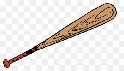 To Draw Baseball Bat Transparent Png - Clipart Picture Of Baseball Bat Png Emoji,Facebook Emoticons Baseball Bat
