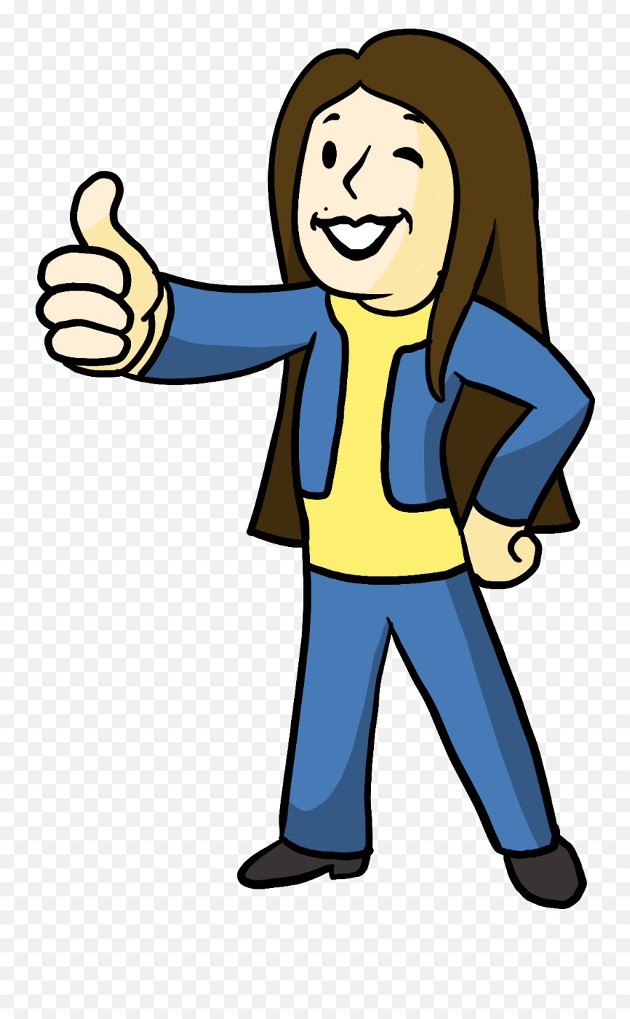 Fallout Shelter U2013 El Club De Nintenella - Fall Out Boy Thumbs Up Png Emoji,Vaultboy Twitch Emoticon